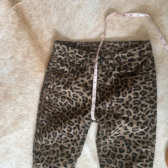 R13 Allison skinny Leopard Print Pants - Picture 13 of 17